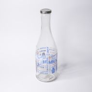 Бутылка декор стекло 1л