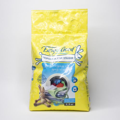 Стир. порошок Easy&Good Baby 2,4 кг по низкой цене в Одессе Стир. порошок Easy&Good Baby 2,4 кг по низкой цене в Одессе