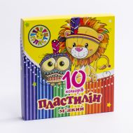 Пластилин мягкий 10 цветов