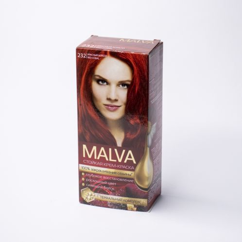 Крем-краска для волос ACME-COLOR "MALVA" Червоний корал 232 по низкой цене в Одессе