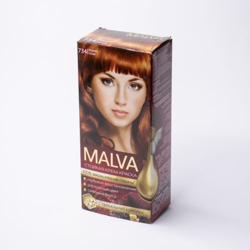 Крем-краска для волос ACME-COLOR "MALVA" Тицiан 734 по низкой цене в Одессе