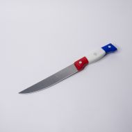 Нож кухонный с пластиковой цветной ручкой 6"
