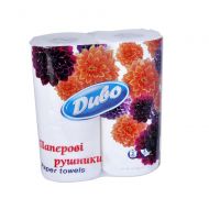 Рушник Диво белый 2 рулона